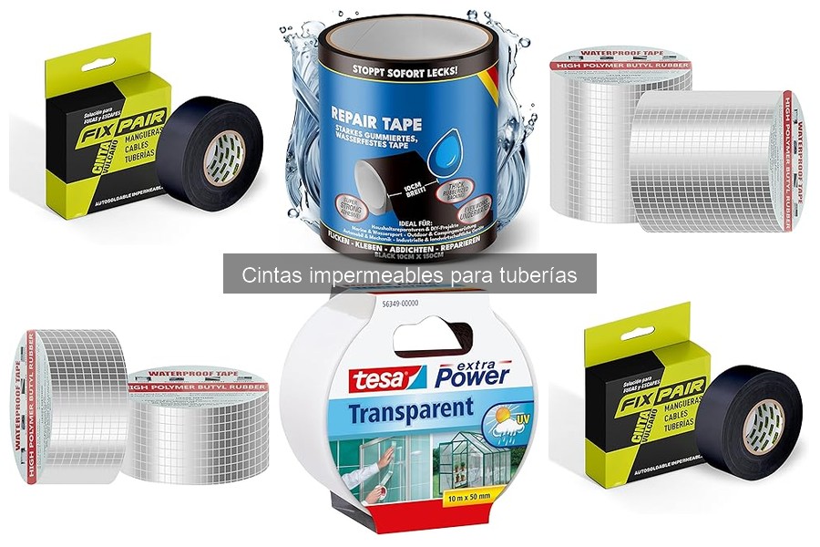 Dónde comprar cintas impermeables para tuberías