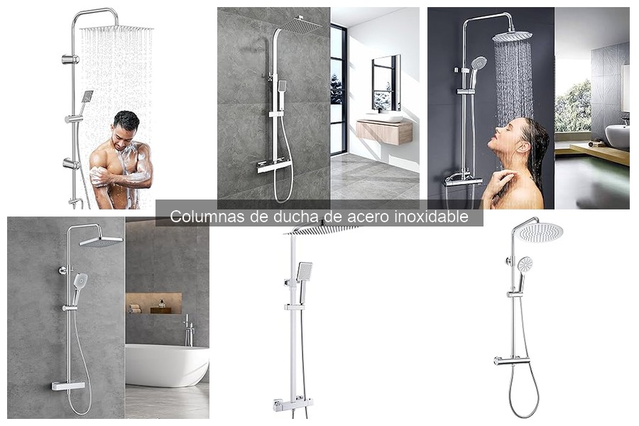 Dónde comprar columnas de ducha de acero inoxidable económicas