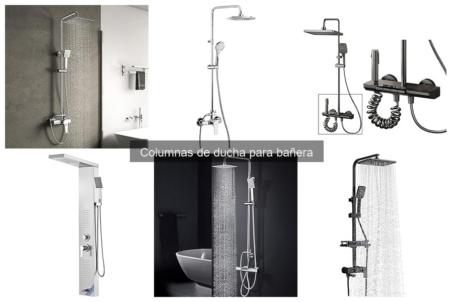 Dónde comprar columnas de ducha para bañera: Mejores opciones