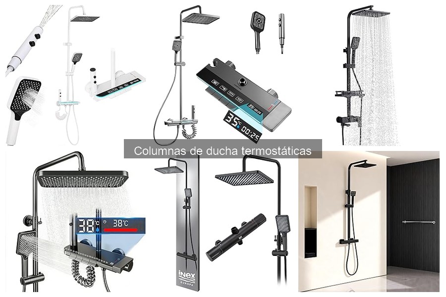 Dónde comprar columnas de ducha termostáticas: guías y mejores opciones