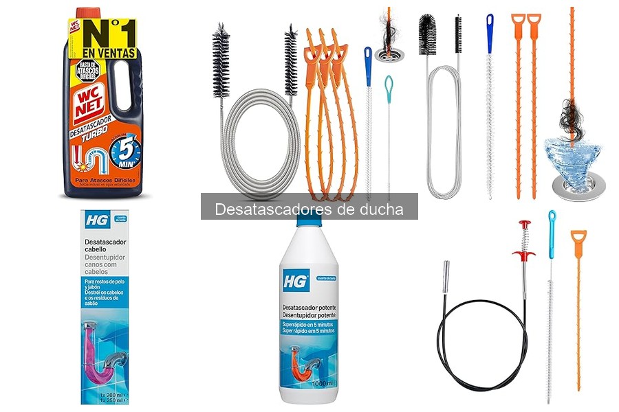 Dónde comprar desatascadores de ducha: precios y opciones