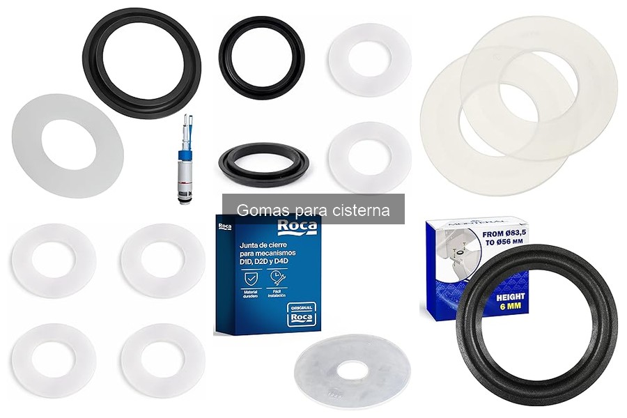Dónde comprar gomas para cisterna: opciones y recomendaciones