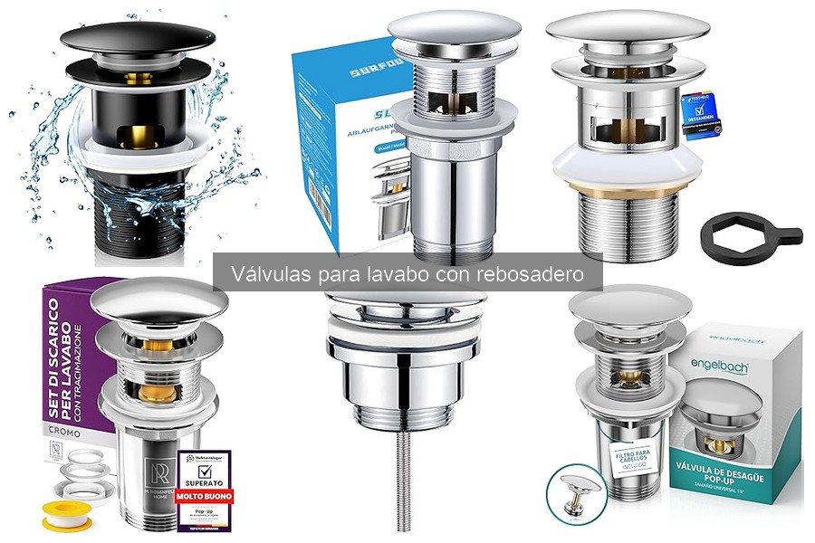 Dónde comprar válvulas para lavabo con rebosadero: ¡mejores tiendas!