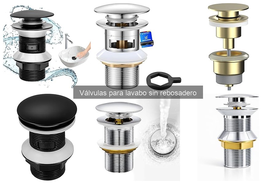 Dónde comprar válvulas para lavabo sin rebosadero online