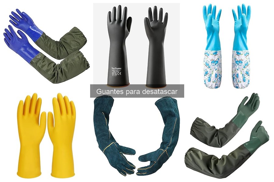 Errores comunes al usar guantes para desatascar
