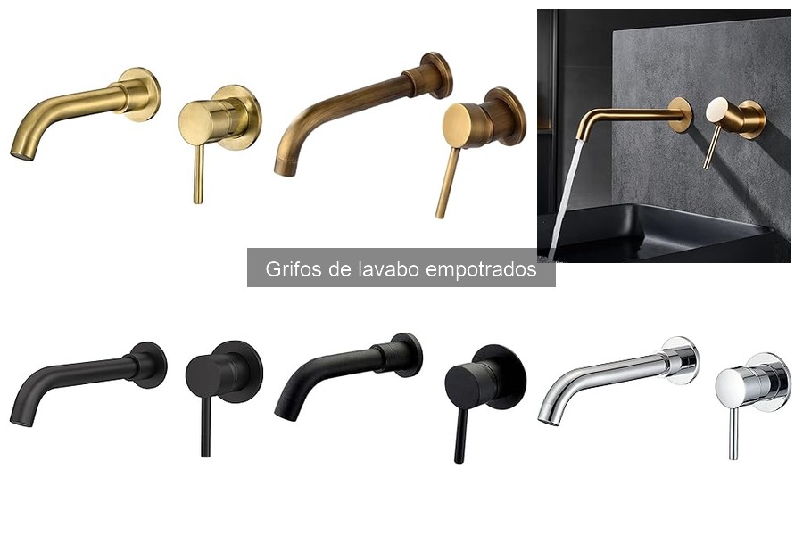 Estilos Populares de Grifos de Lavabo Empotrados