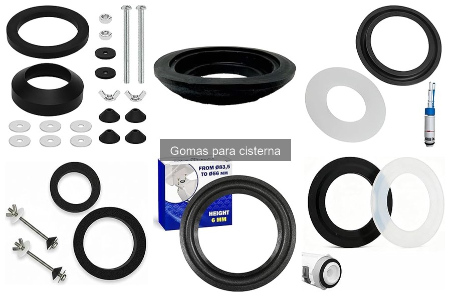 Gomas para cisterna: funciones, tipos y su importancia