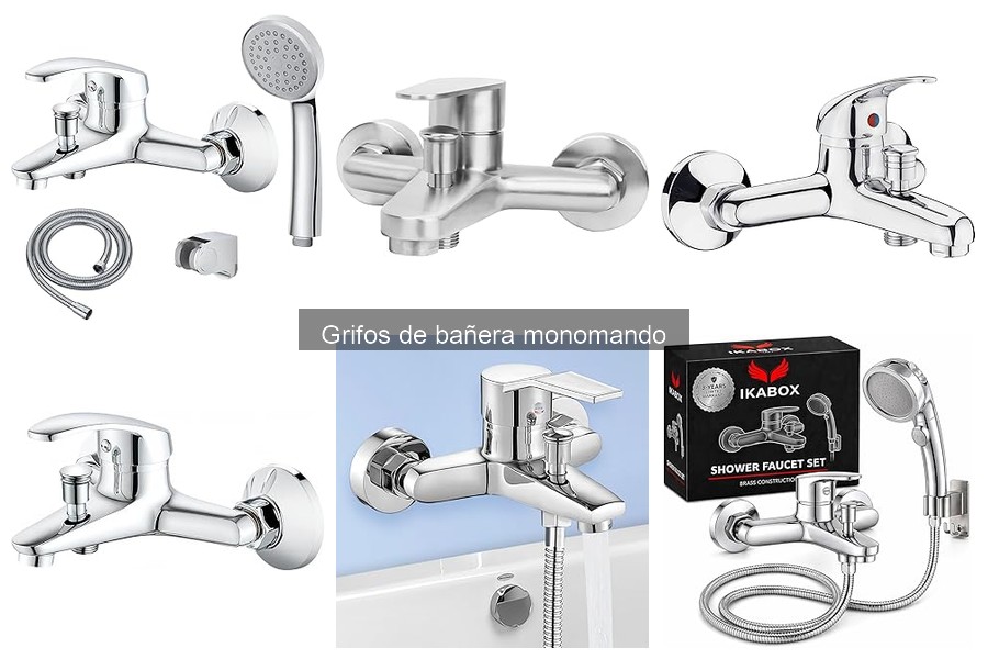 Grifos de bañera monomando seguros para familias con niños