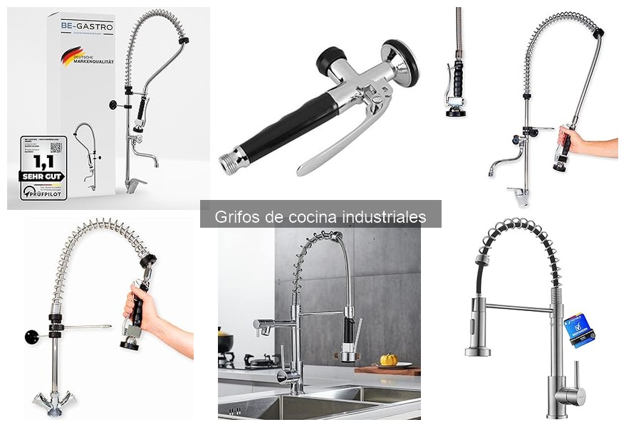 Grifos de cocina industriales: características y diferencias