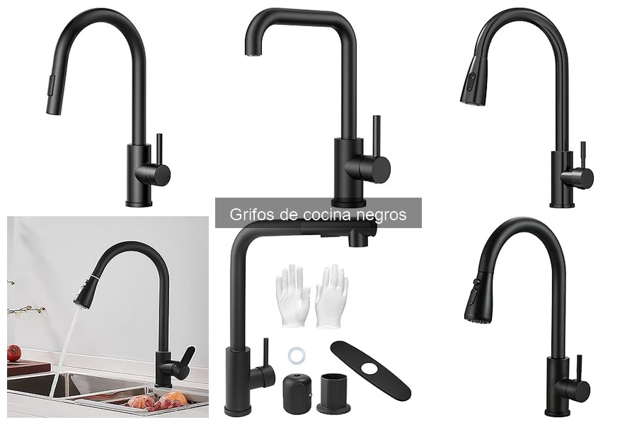 Grifos de Cocina Negros para Cocinas Pequeñas: Comparativa Eficaz