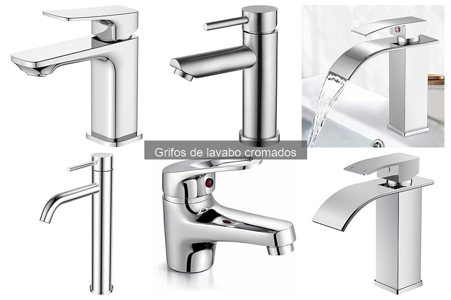 Grifos de lavabo cromados ecológicos y sostenibles