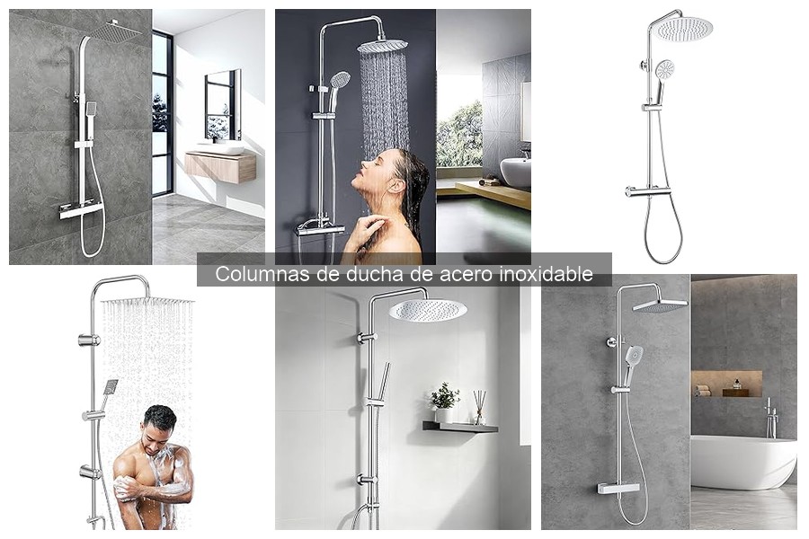 Guía de compra: Columnas de ducha de acero inoxidable
