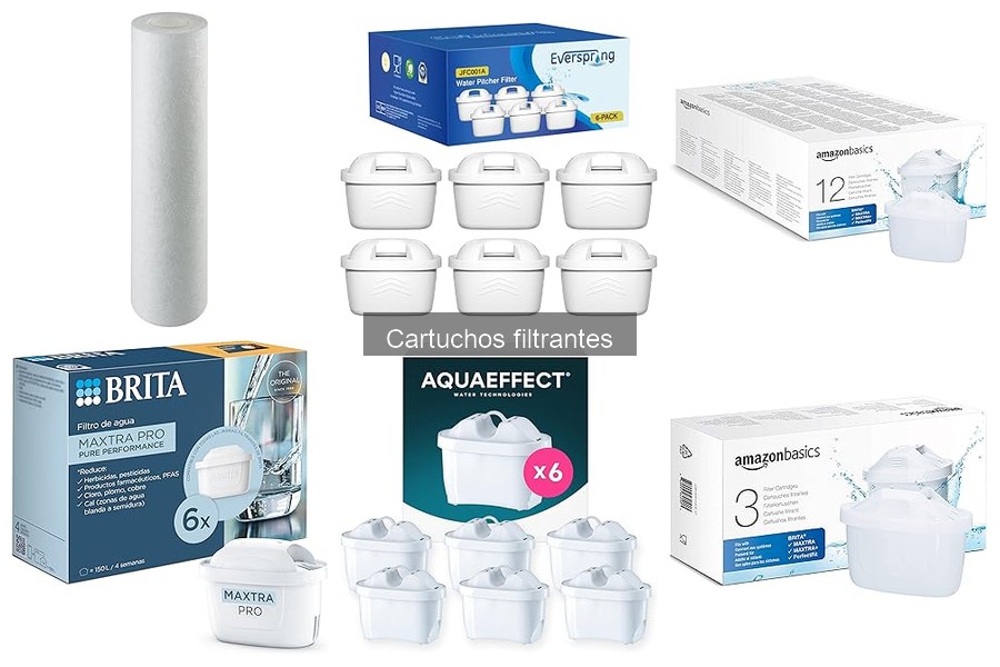 Guía de compra de cartuchos filtrantes para agua