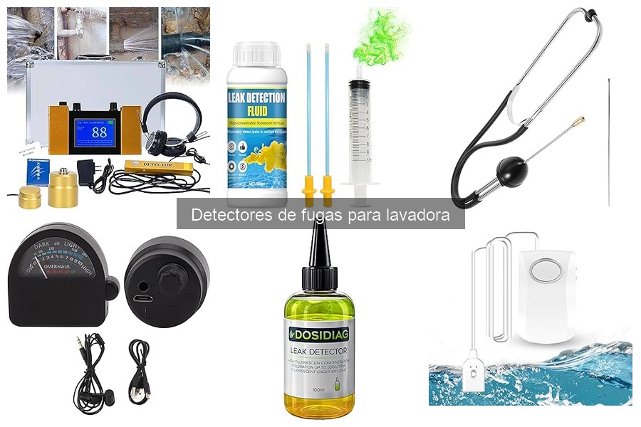Guía de compra de detectores de fugas para lavadoras