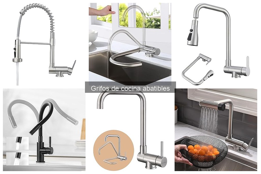 Guía de compra de grifos de cocina abatibles