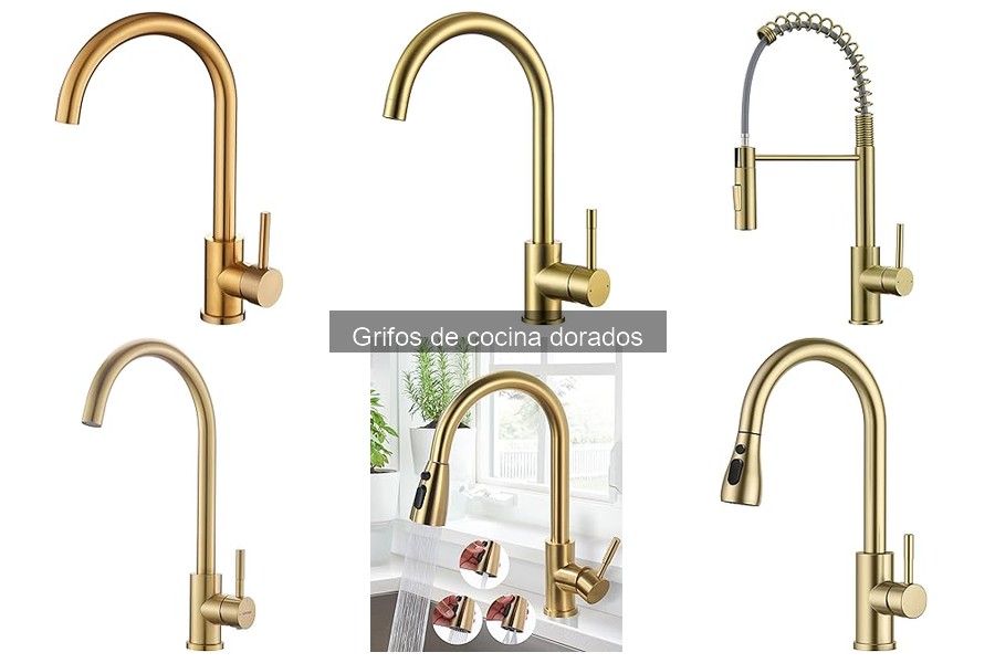 Guía para elegir un grifo de cocina dorado ideal