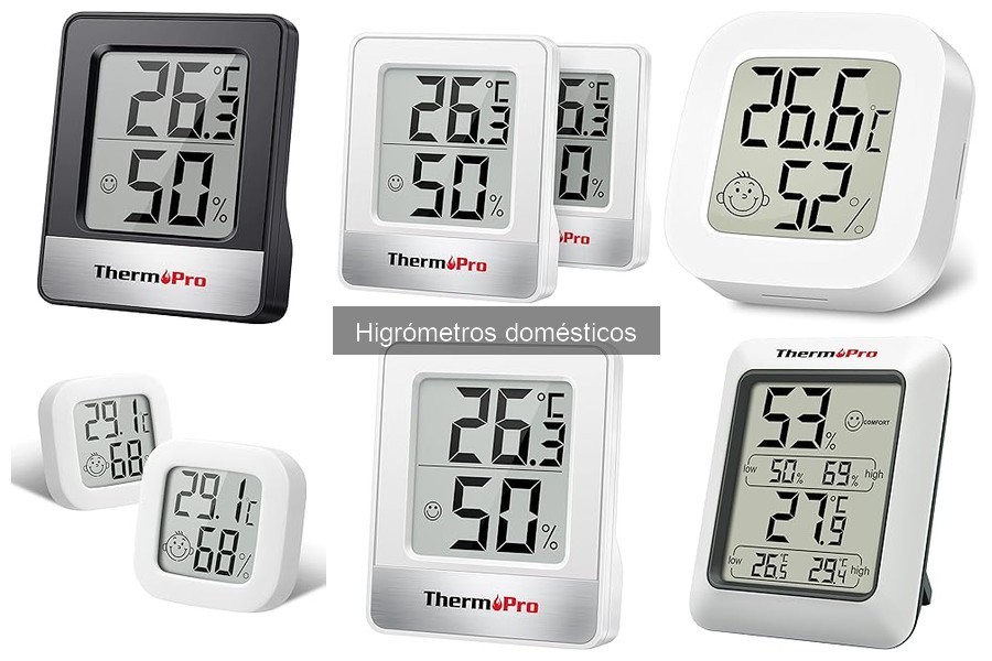 Higrómetros recomendados para cocinas, baños e invernaderos