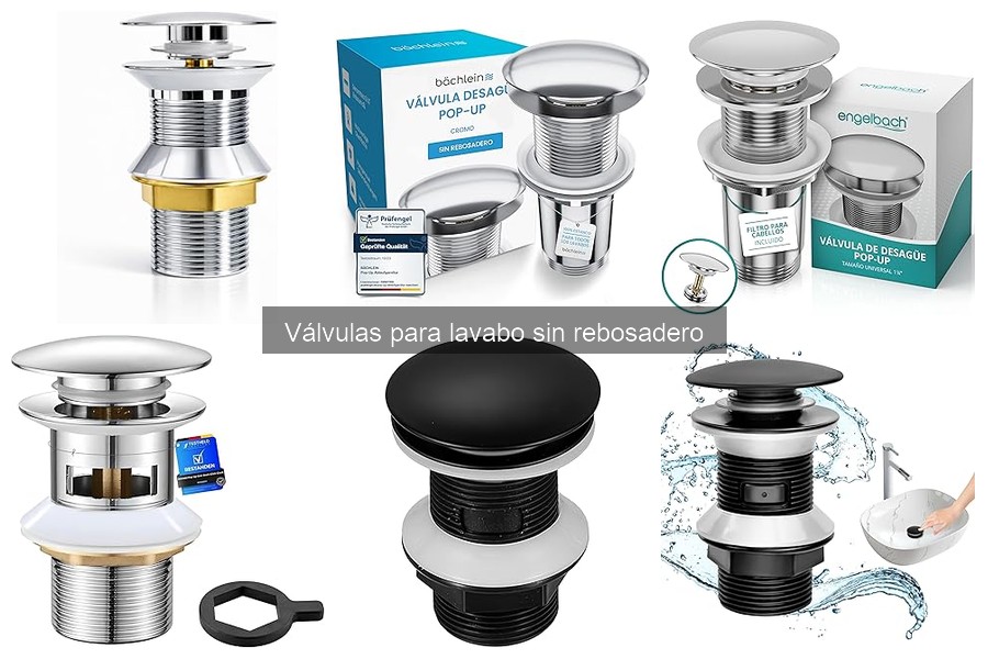 Instala fácilmente una válvula para lavabo sin rebosadero