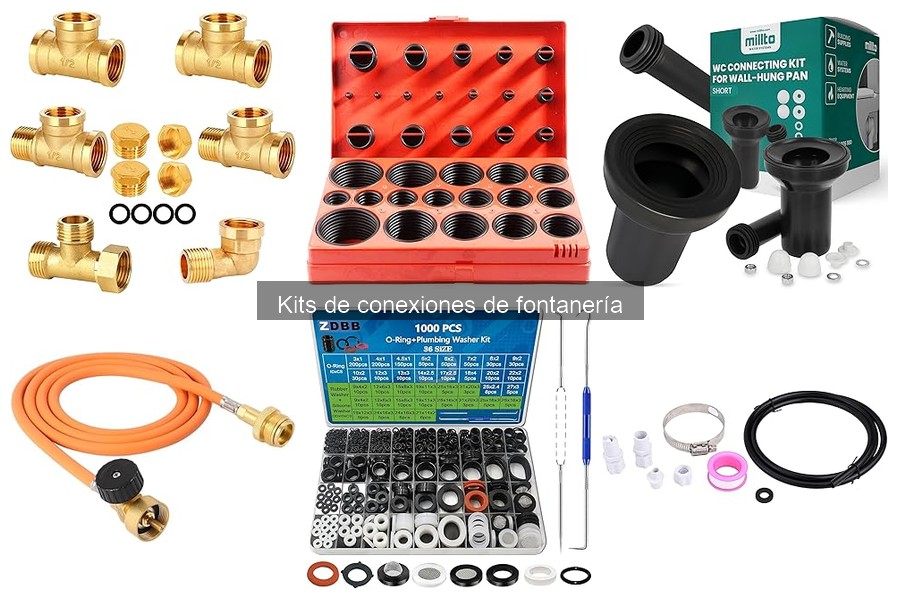 Kits de Conexiones de Fontanería para Cocina y Baño