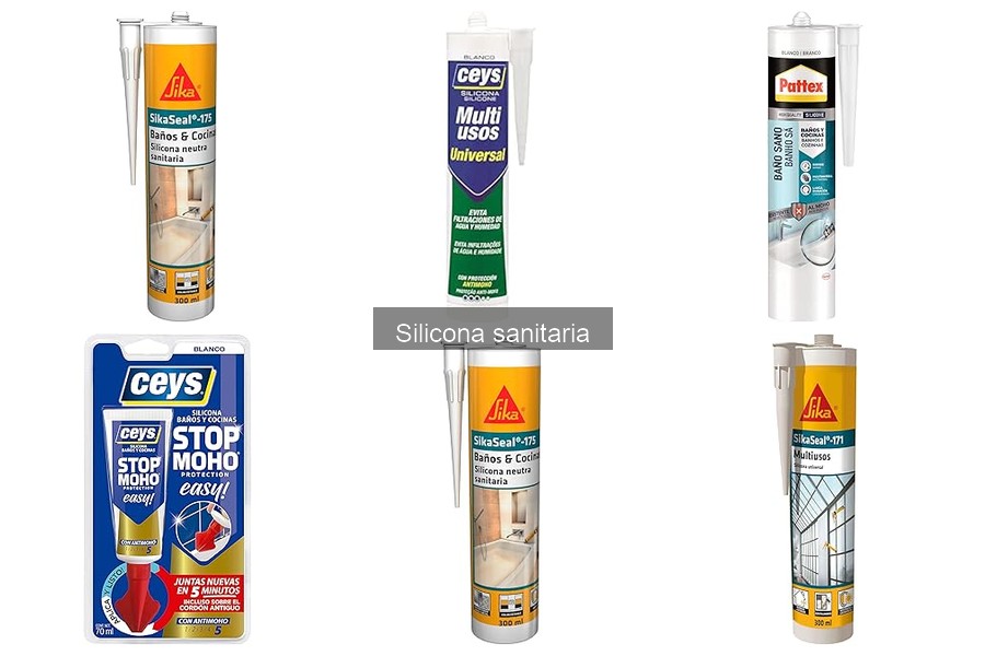 La mejor silicona sanitaria para baños: comparativa y precios