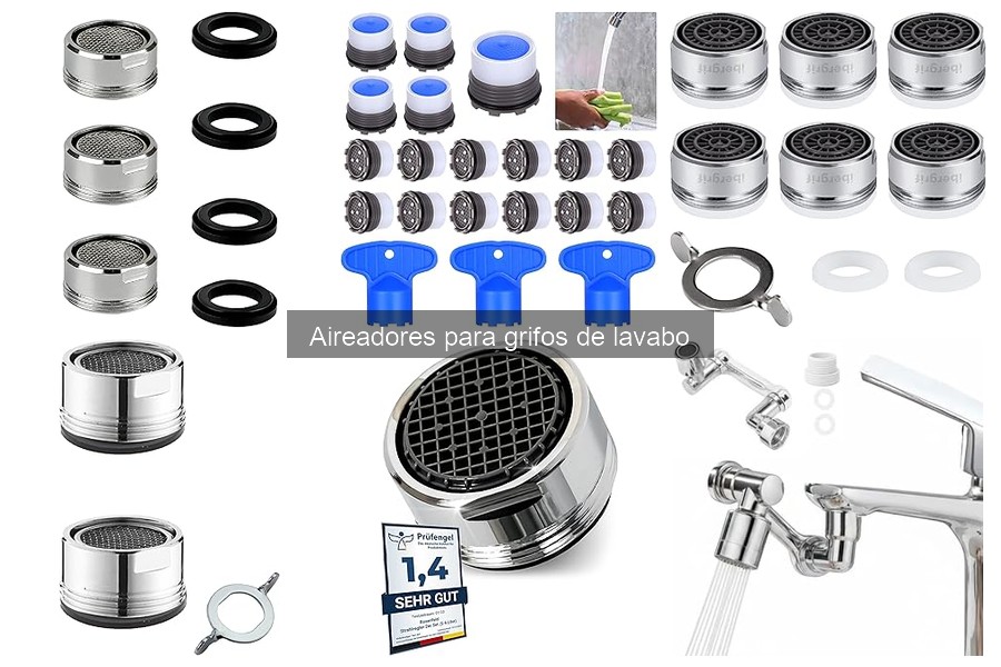Mantenimiento de aireadores para grifos de lavabo