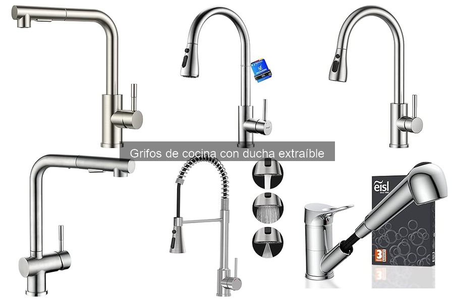 Mantenimiento de Grifos de Cocina con Ducha Extraíble