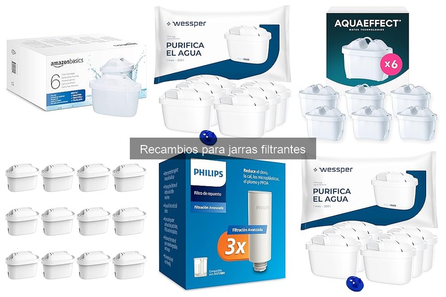 Mantenimiento de jarras filtrantes: mejores prácticas y recambios