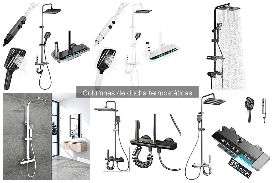 Mantenimiento y limpieza de columnas de ducha termostáticas