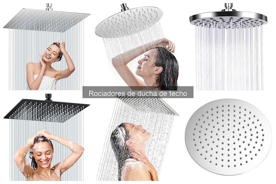 ** Mantenimiento y limpieza de rociadores de ducha de techo