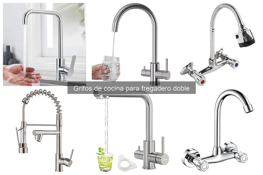 Marcas destacadas de grifos de cocina para fregaderos dobles