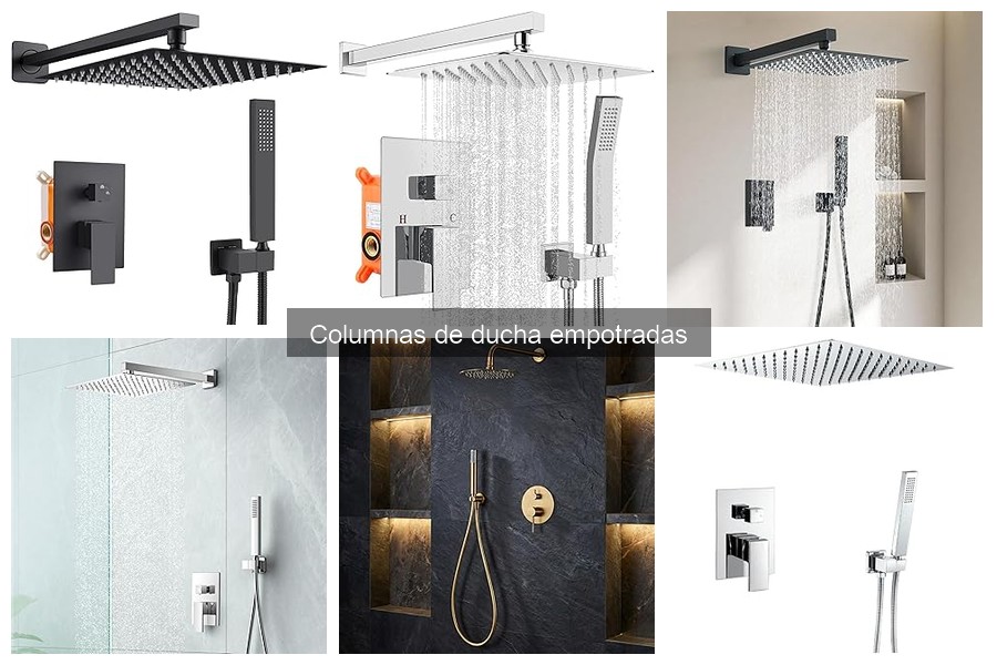 Mejores Accesorios para Columnas de Ducha Empotradas