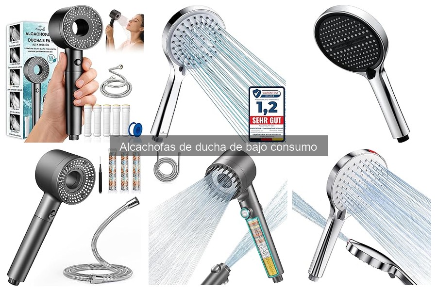 Mejores alcachofas de ducha de bajo consumo en 2023