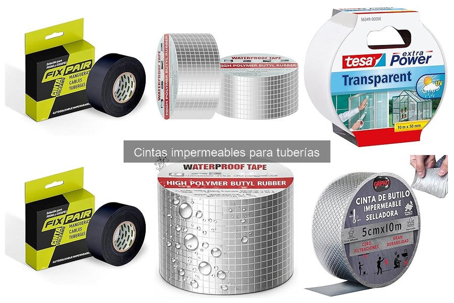 Mejores cintas impermeables para tuberías: comparativa 2023