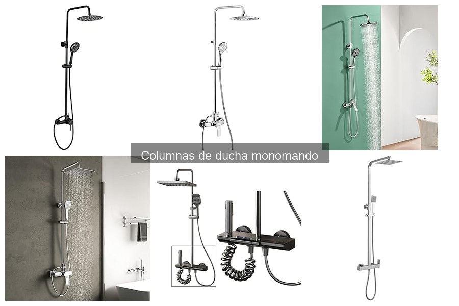Mejores columnas de ducha monomando para baños pequeños