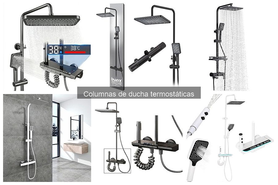 Mejores columnas de ducha termostáticas para familias