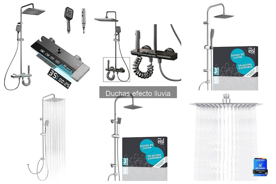 Mejores duchas efecto lluvia para baños pequeños