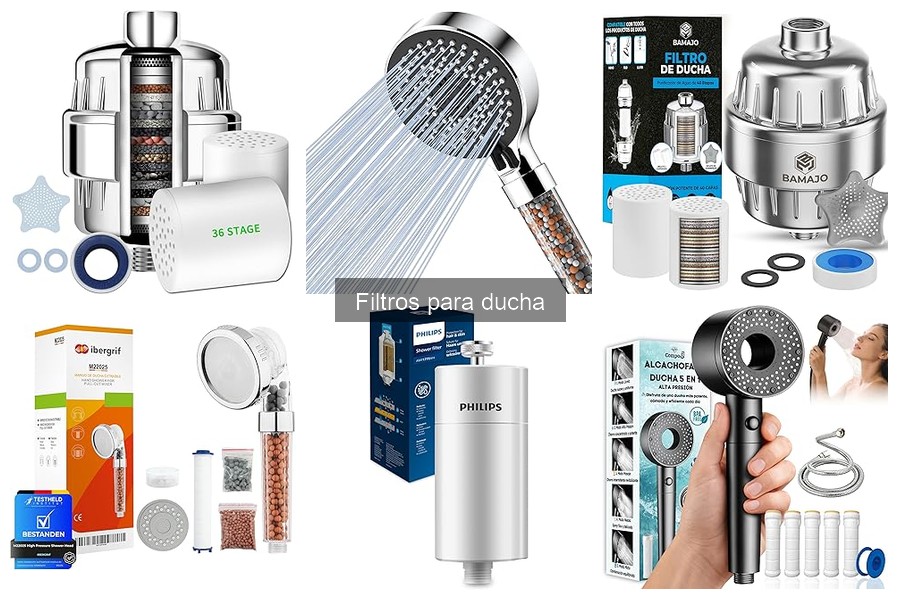 Mejores filtros para ducha para cabello seco y dañado