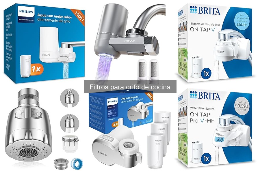 Mejores filtros para grifo de cocina que eliminan cloro