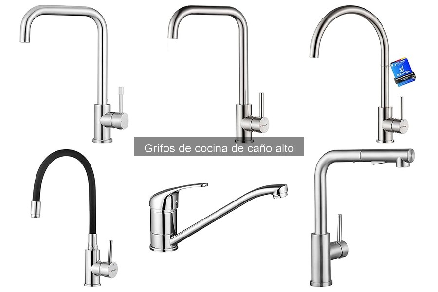 Mejores grifos de cocina de caño alto para cocinas modernas