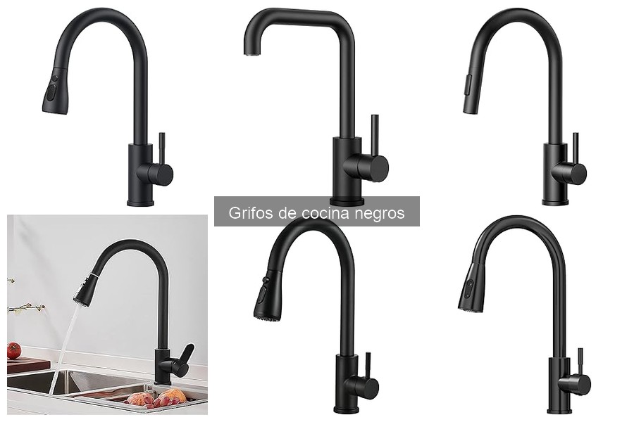 Mejores grifos de cocina negros: comparación y análisis