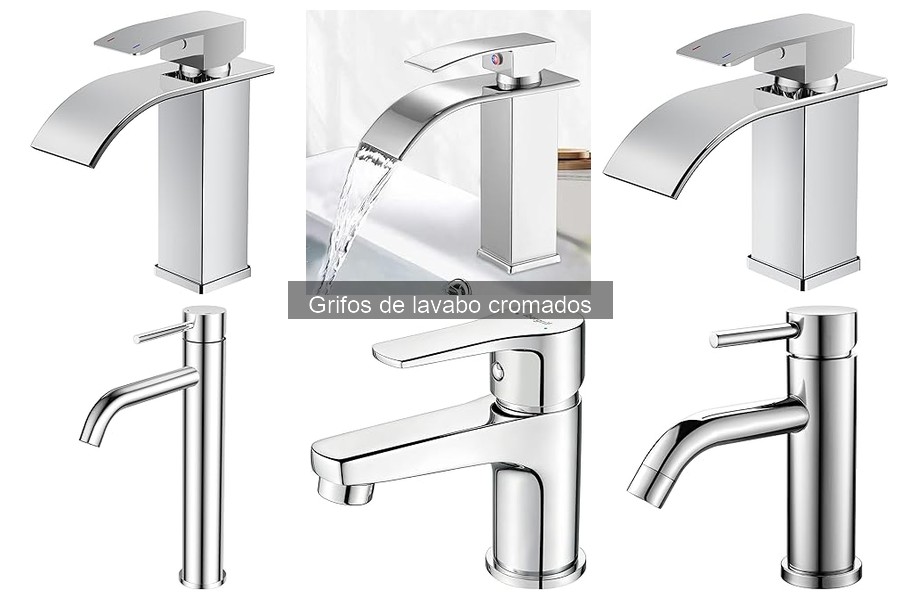 Mejores grifos de lavabo cromados para baños pequeños