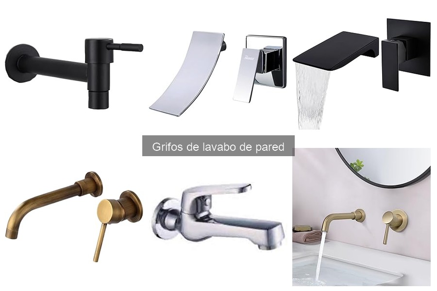 Mejores grifos de lavabo de pared para baños pequeños