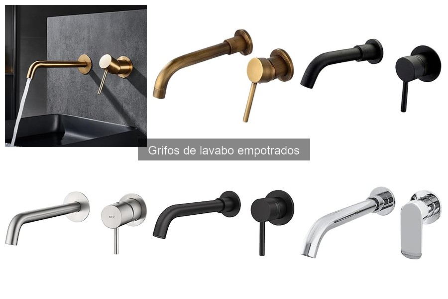 Mejores grifos de lavabo empotrados para baños modernos