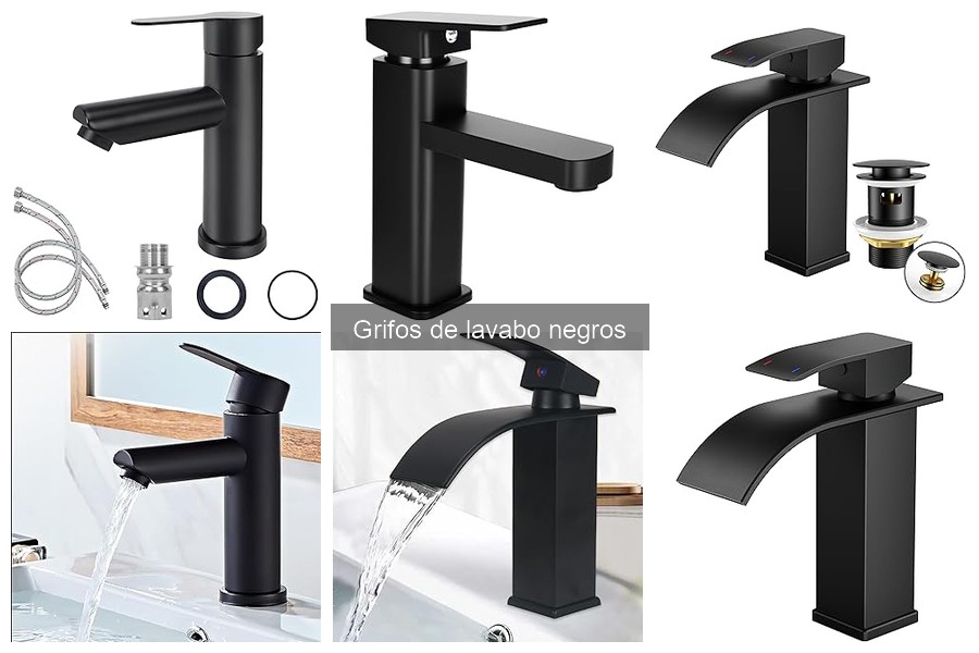 Mejores Grifos de Lavabo Negros para Baños Pequeños