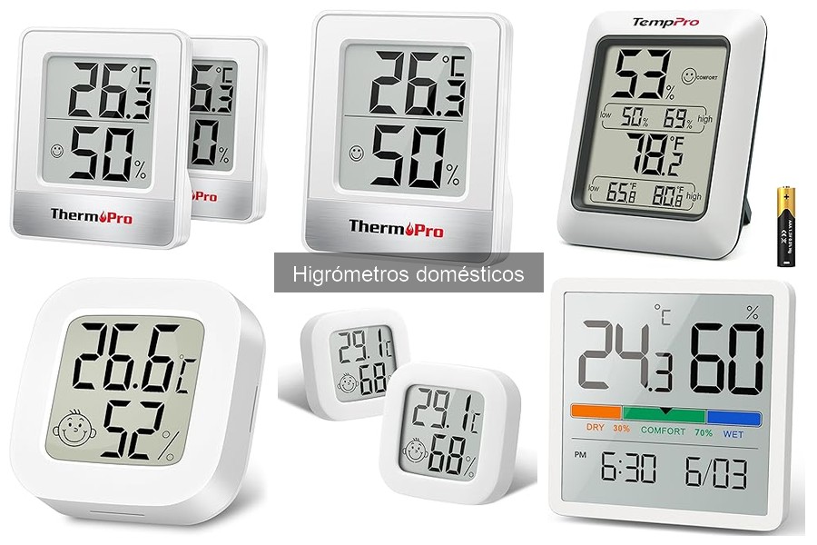 Mejores higrómetros para controlar la humedad en casa