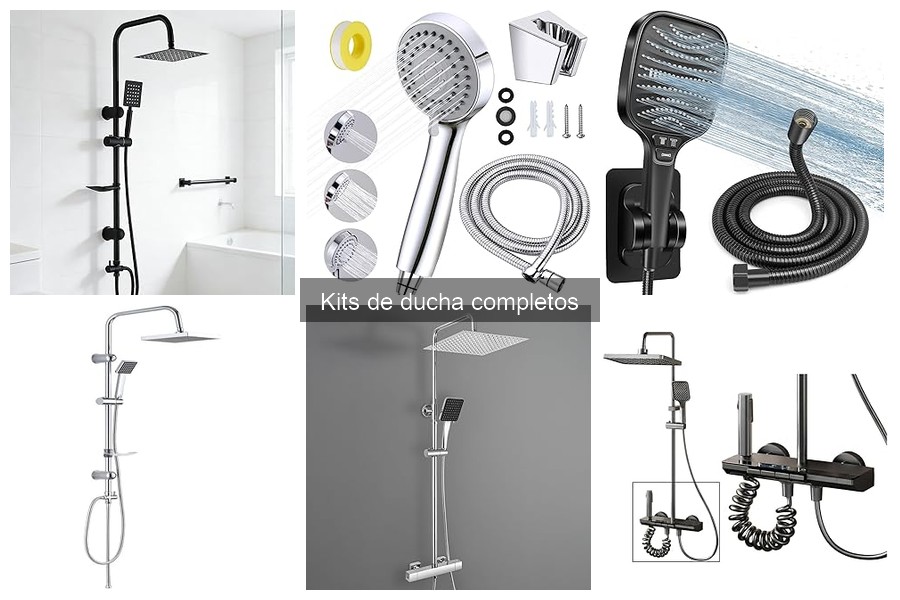 Mejores kits de ducha completos para baños pequeños