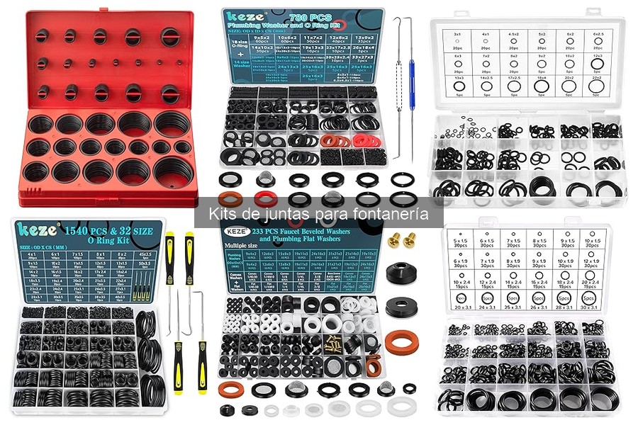 Mejores marcas de kits de juntas para fontanería en 2023