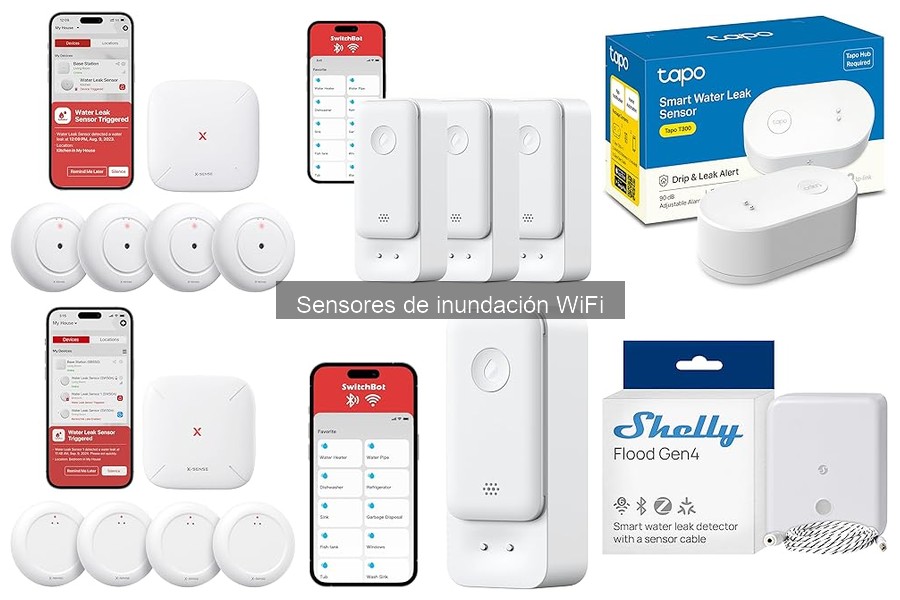 Mejores marcas de sensores de inundación WiFi en 2023