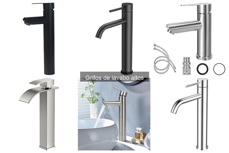 Mejores materiales para grifos de lavabo altos: guía completa