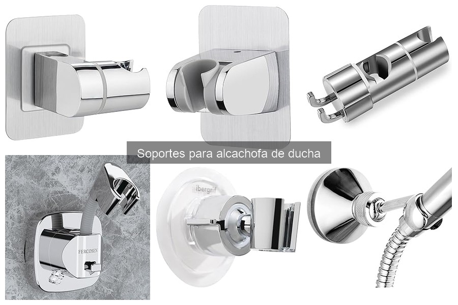 Mejores materiales para soportes de alcachofa de ducha